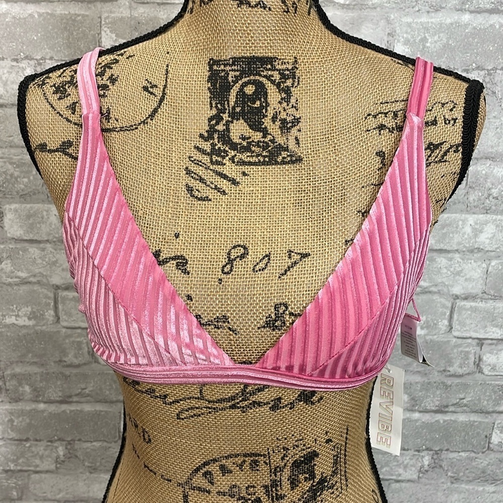 Dippin Daisy’s Rib Velvet Seaport Bikini Top